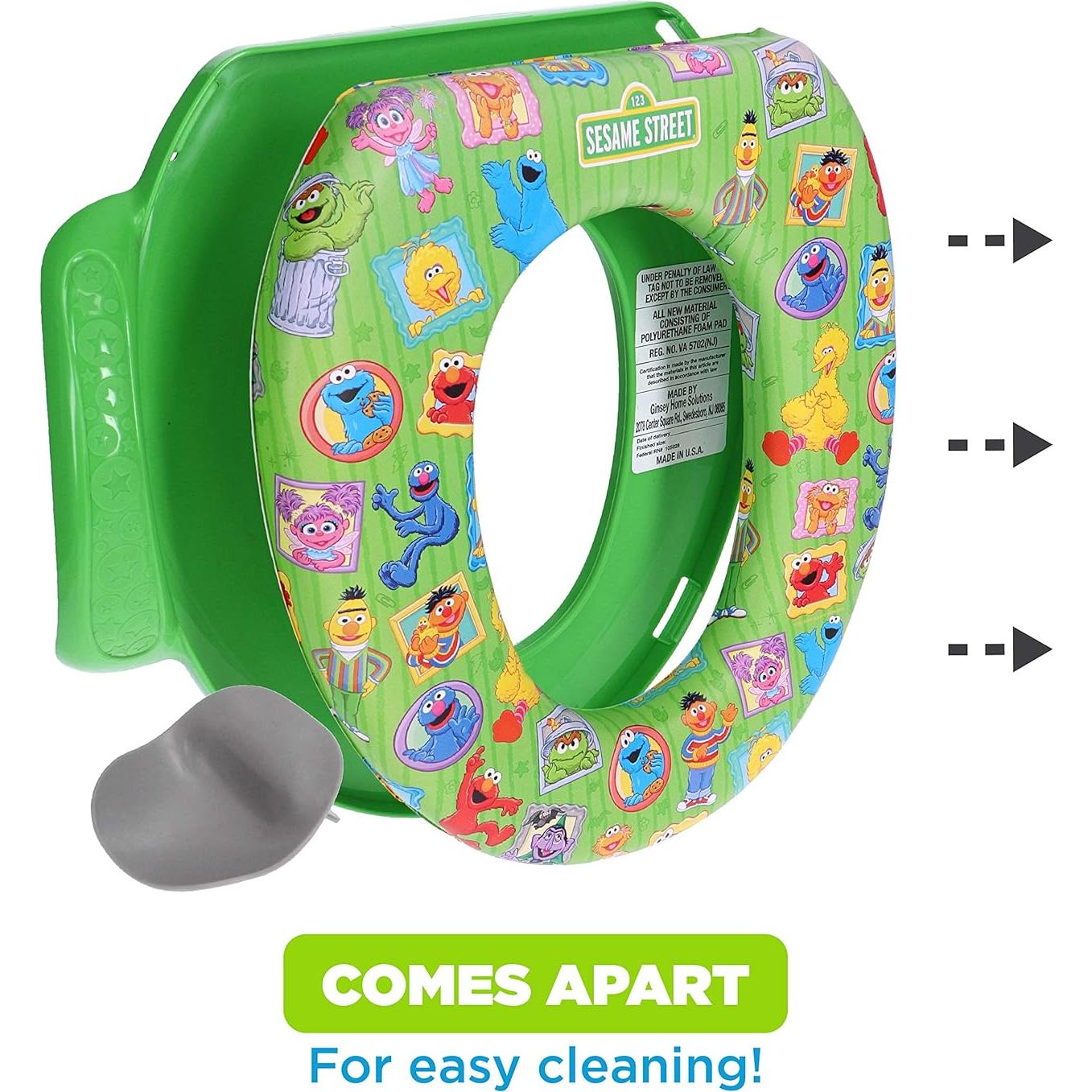 Asiento de Inodoro Entrenamiento Sesame Street Amigos Enmarcados