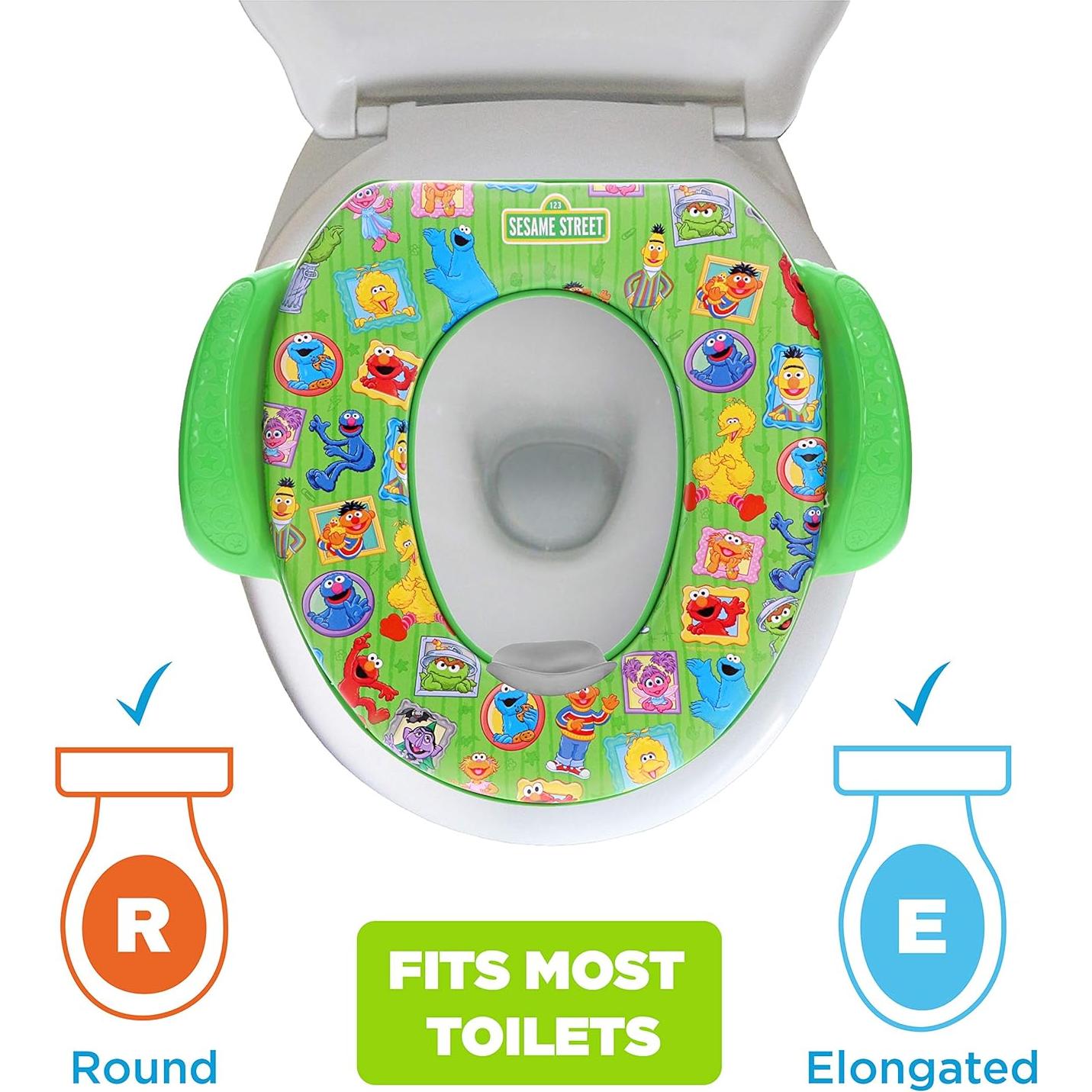 Asiento de Inodoro Entrenamiento Sesame Street Amigos Enmarcados