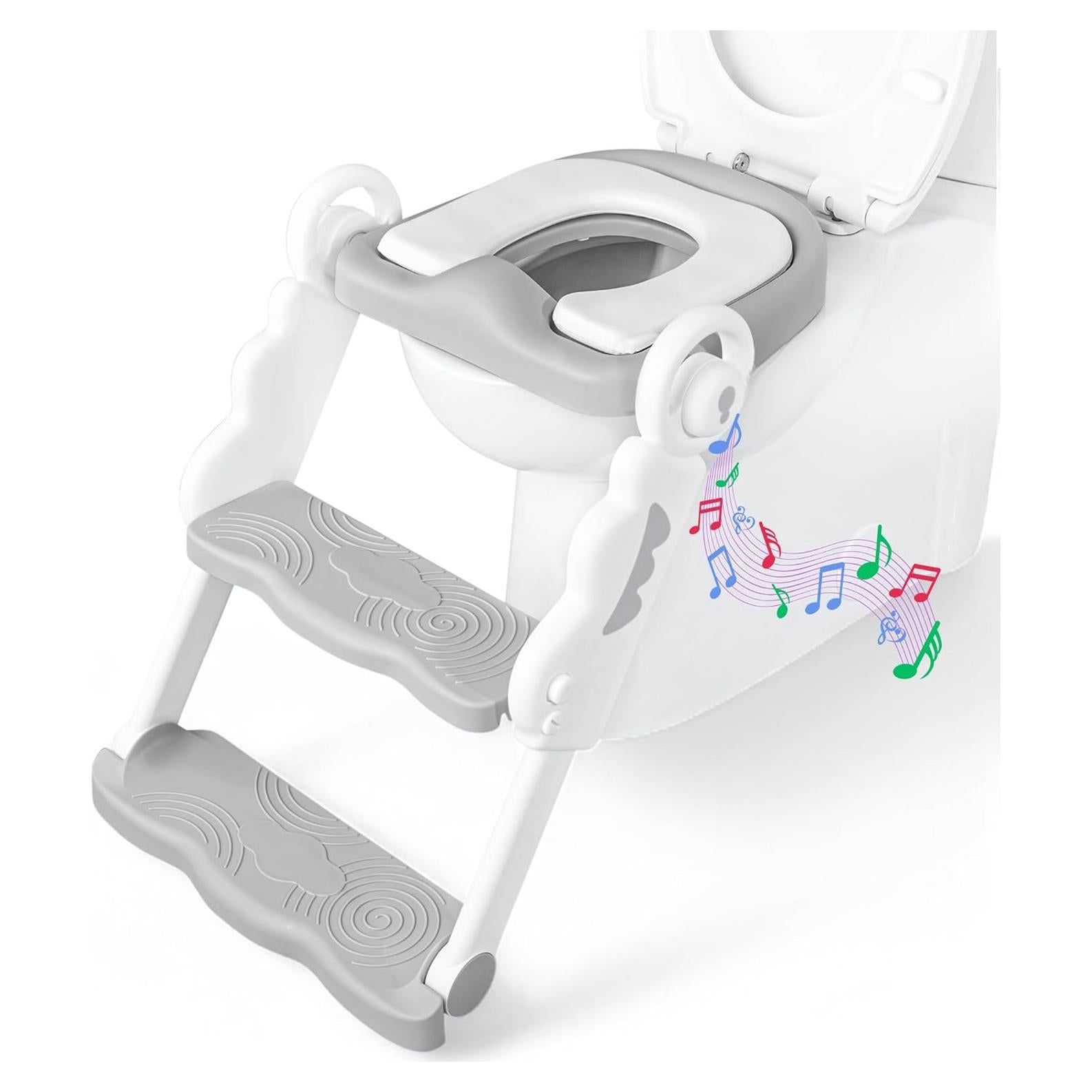 Asiento de Entrenamiento para Baño Bebé Bebeleh Gris