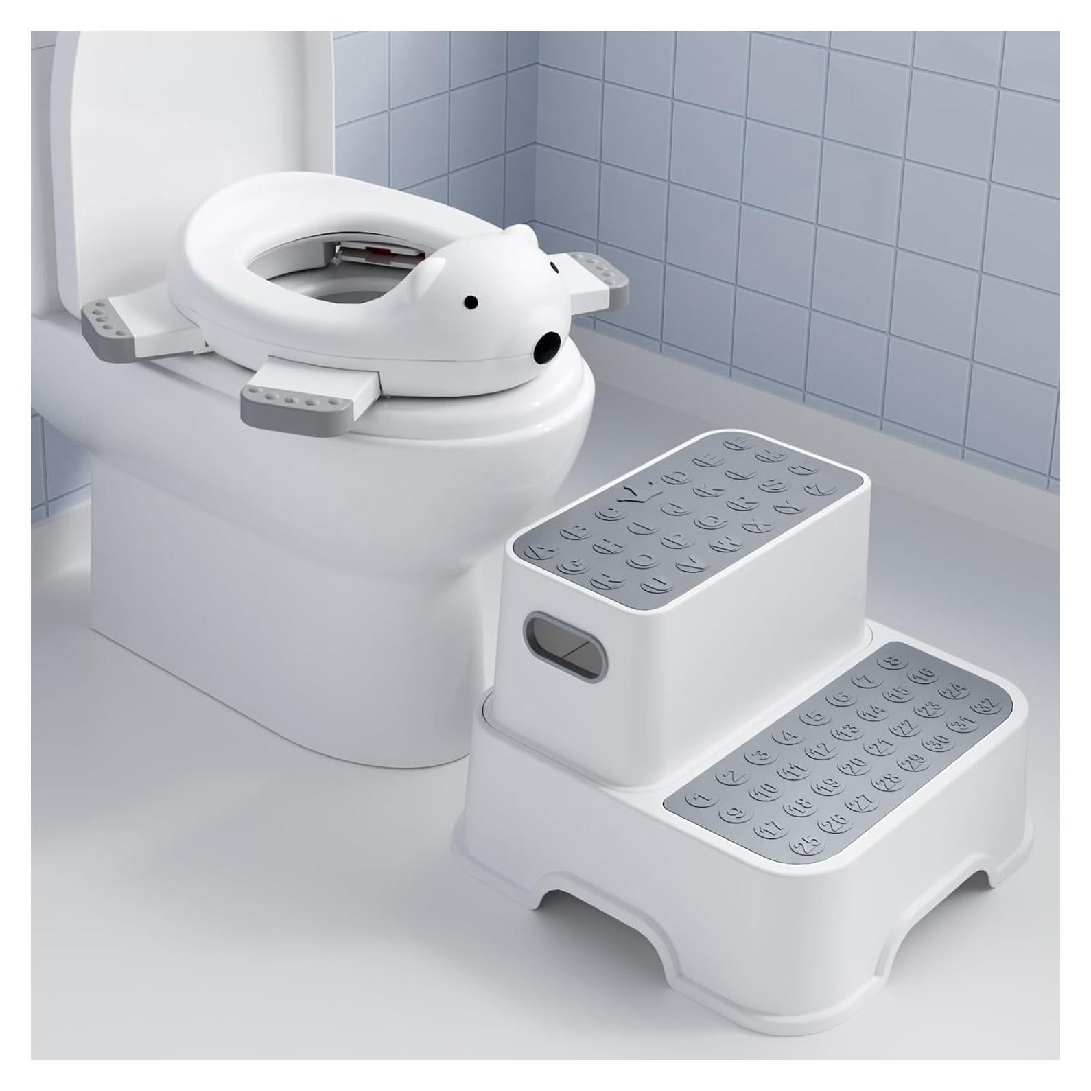 Asiento de Baño 3 en 1 Bunwag con Escalón y Bolsas