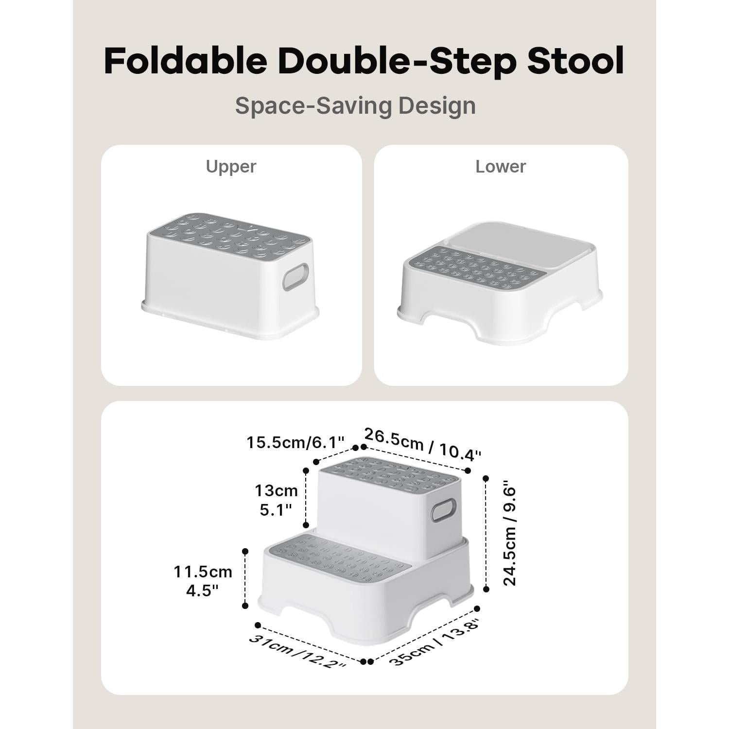 Asiento de Baño 3 en 1 Bunwag con Escalón y Bolsas