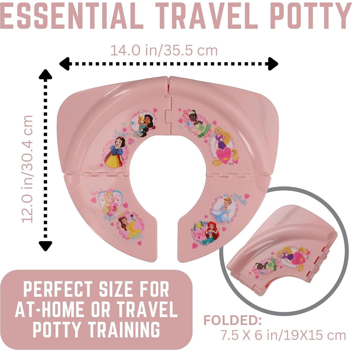 Asiento de Inodoro Plegable Disney Princess - Entrenamiento Viaje