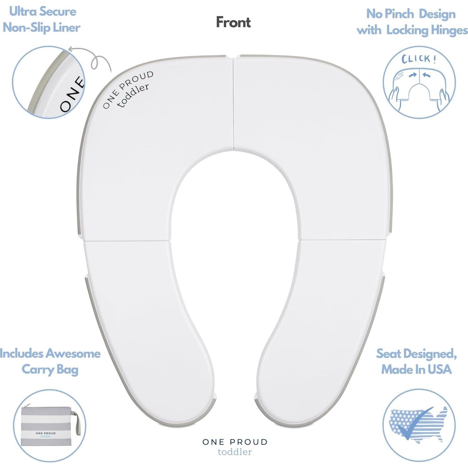 Asiento de Baño Portátil One Proud Toddler Ultra Antideslizante