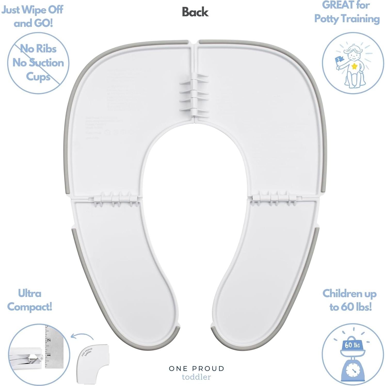 Asiento de Baño Portátil One Proud Toddler Ultra Antideslizante
