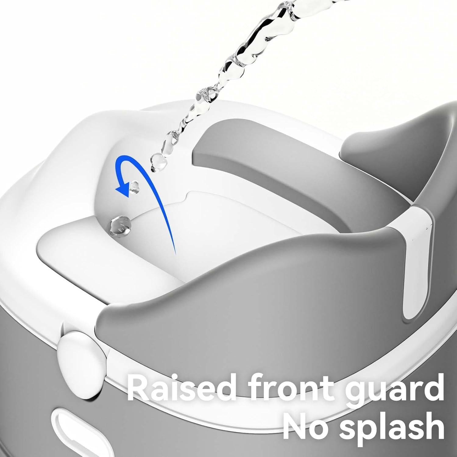 Asiento de Entrenamiento para Baño 3 en 1 RGKQSY Gris