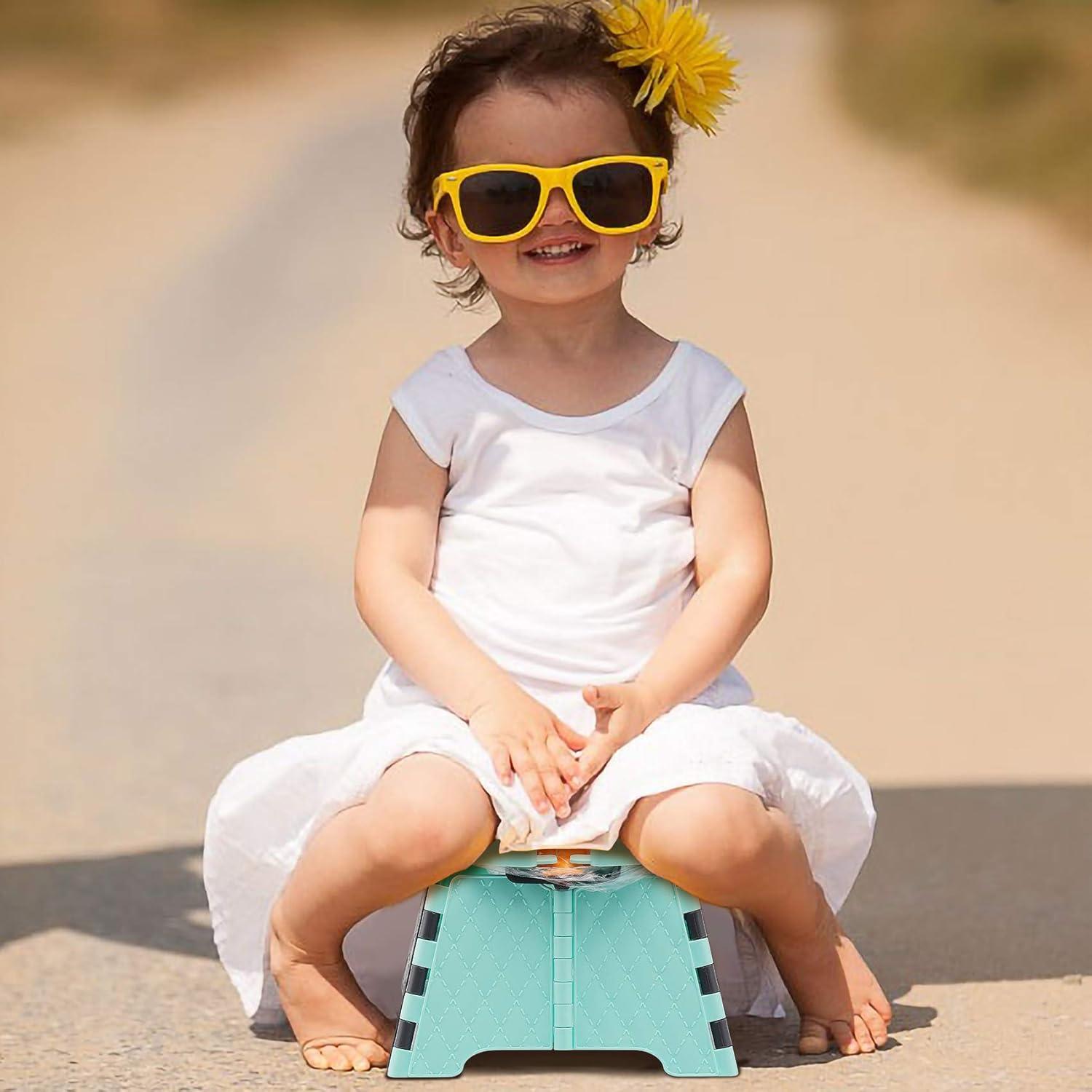 Inodoro Portátil para Bebés YUNHECAM Plegable con 60 Bolsas