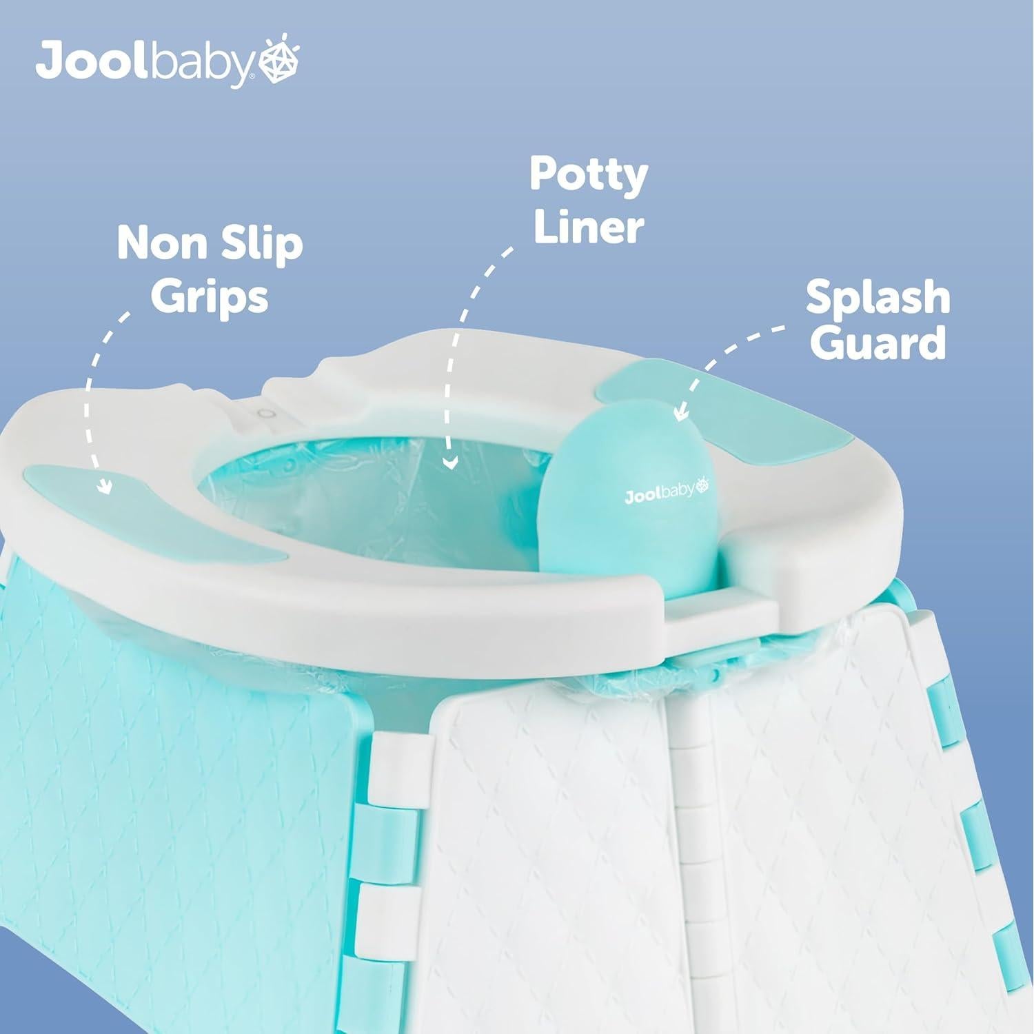 Silla de Entrenamiento para Baño Jool Baby Plegable Aqua