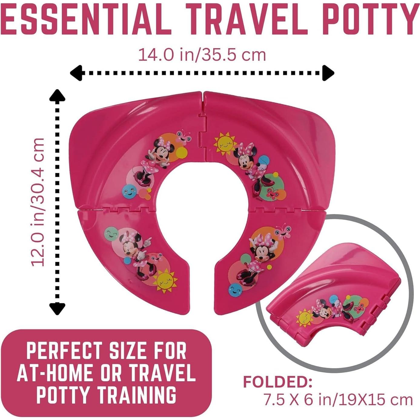 Asiento de Inodoro Plegable Disney Minnie Mouse - Entrenamiento Viaje