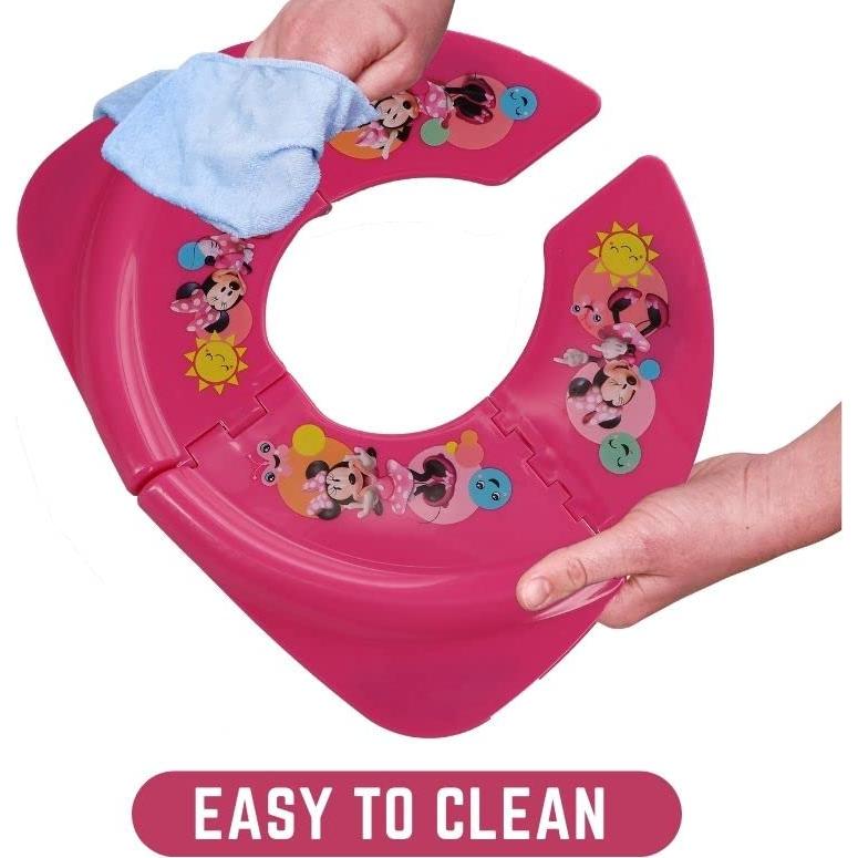 Asiento de Inodoro Plegable Disney Minnie Mouse - Entrenamiento Viaje