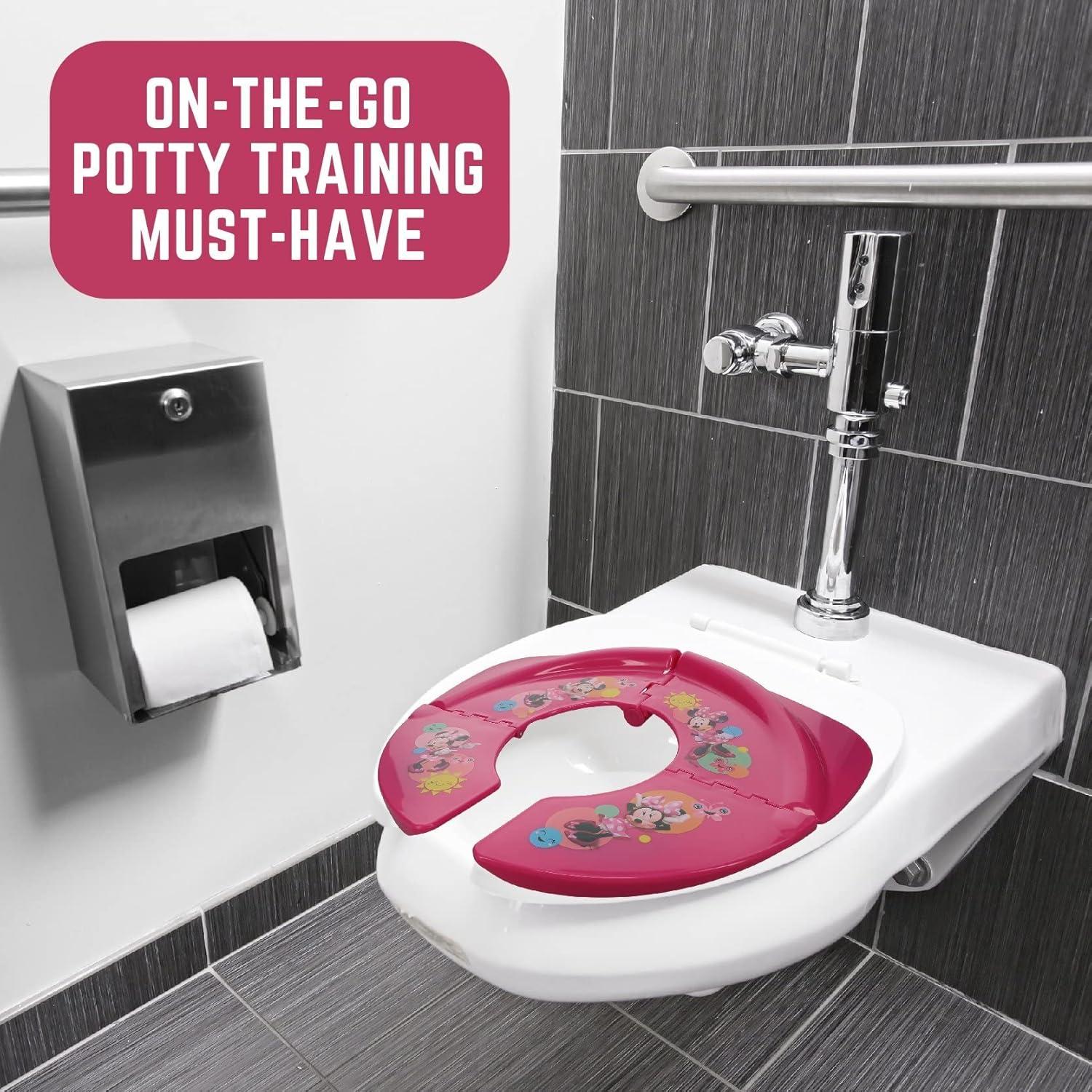 Asiento de Inodoro Plegable Disney Minnie Mouse - Entrenamiento Viaje