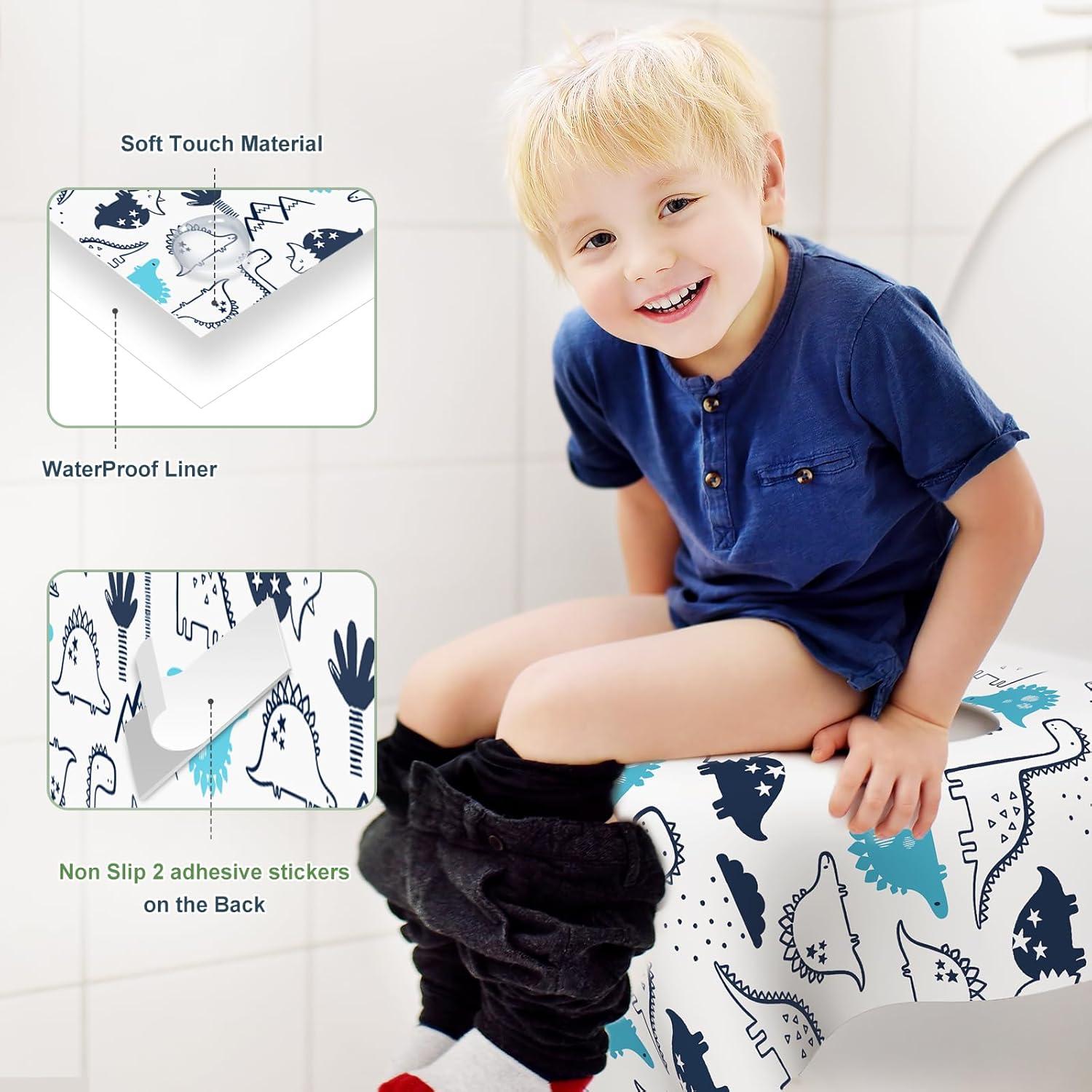 30 Cubiertas Desechables para Asientos de Inodoro POIKSHARK - Impermeables y Antideslizantes