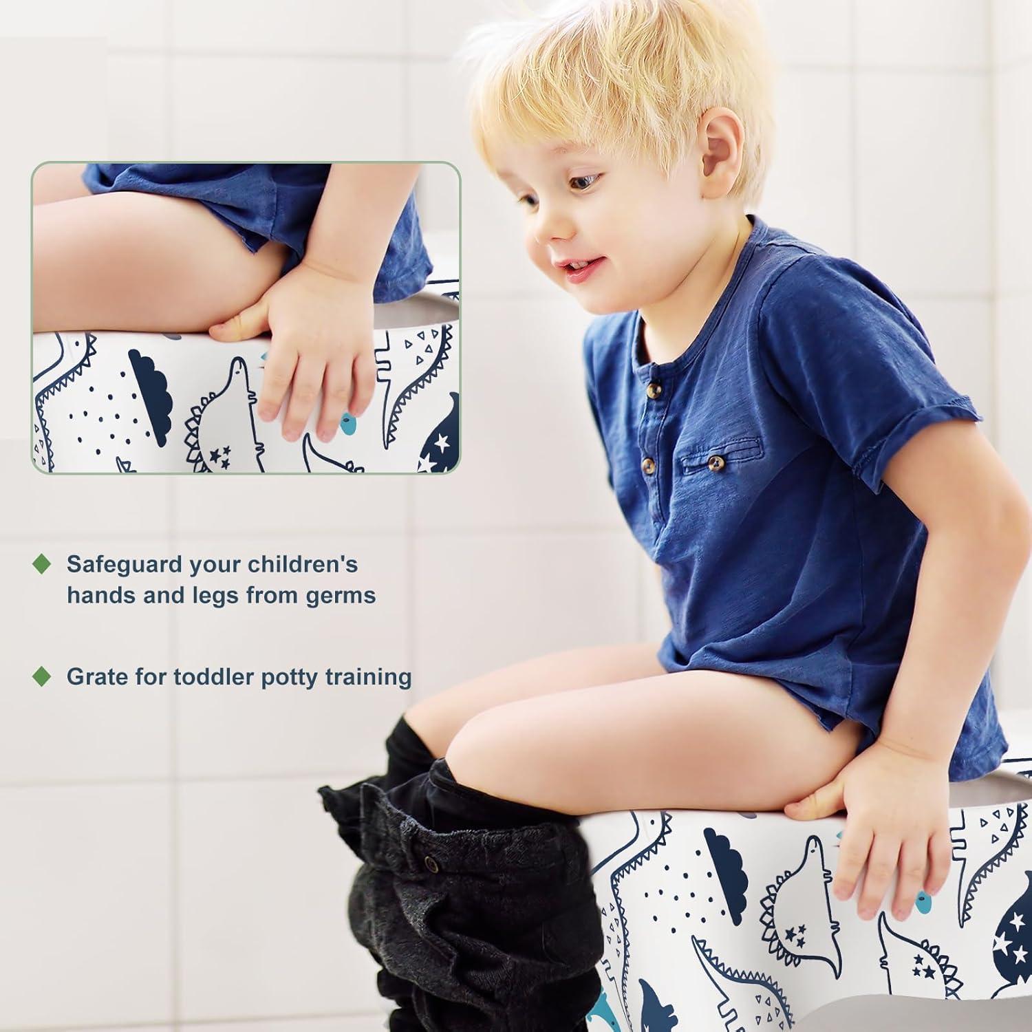 30 Cubiertas Desechables para Asientos de Inodoro POIKSHARK - Impermeables y Antideslizantes