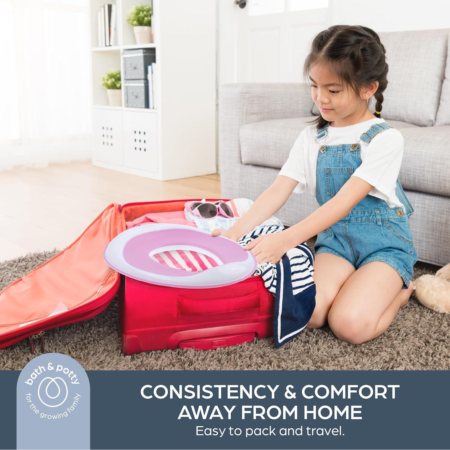 Asiento de Inodoro para Entrenamiento Dreambaby Rosa Antideslizante