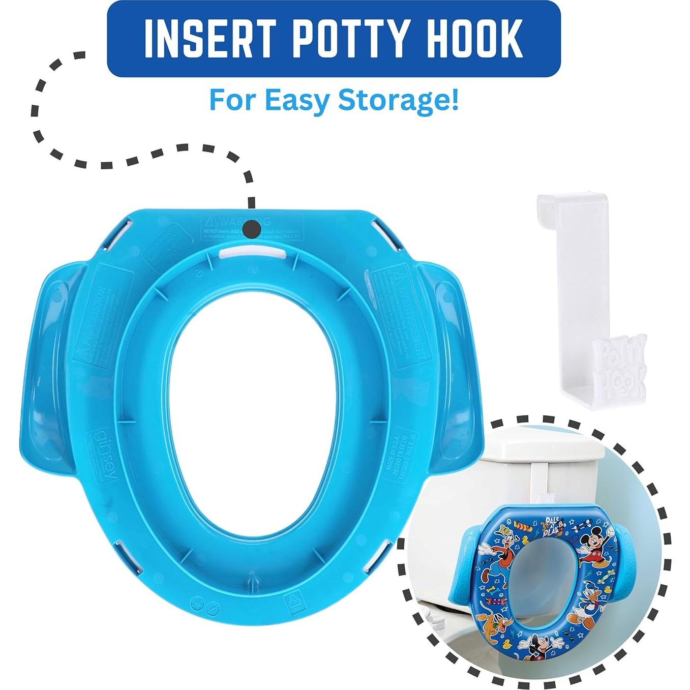 Set de Entrenamiento para el Baño Mickey Mouse 2 Piezas