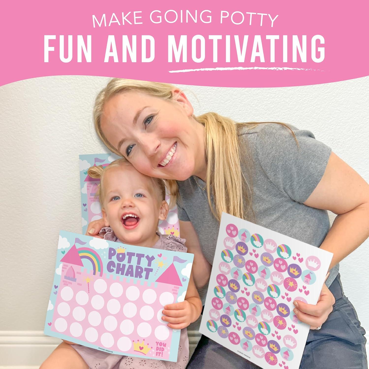 Gráfico de Entrenamiento para Ir al Baño Hadley Designs Niñas