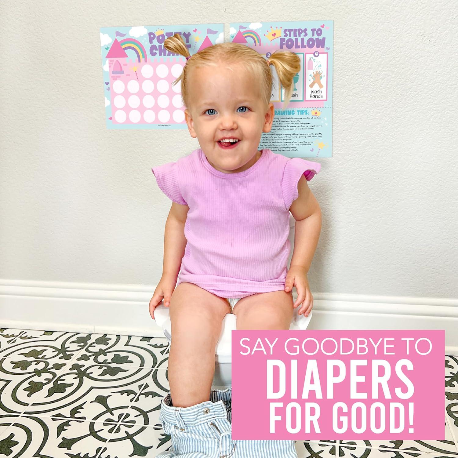 Gráfico de Entrenamiento para Ir al Baño Hadley Designs Niñas