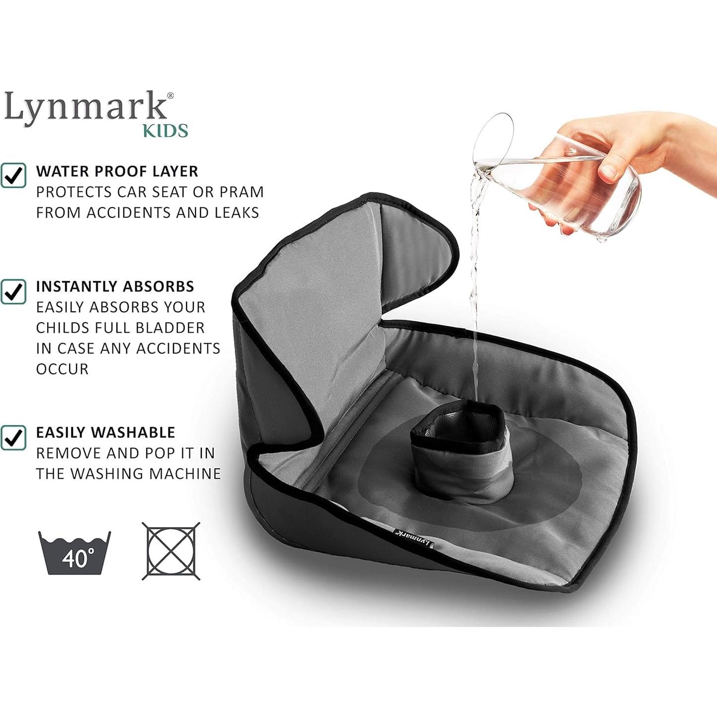 Protector de Asiento de Coche Lynmark Gris 2 Paquete 100% Impermeable