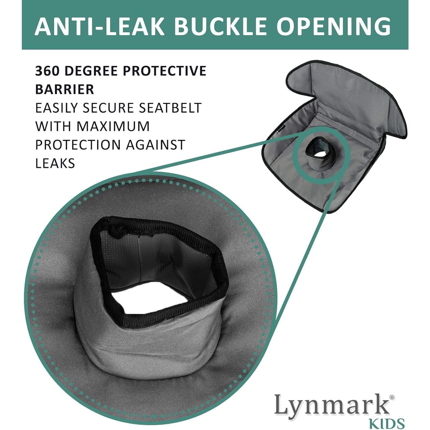 Protector de Asiento de Coche Lynmark Gris 2 Paquete 100% Impermeable