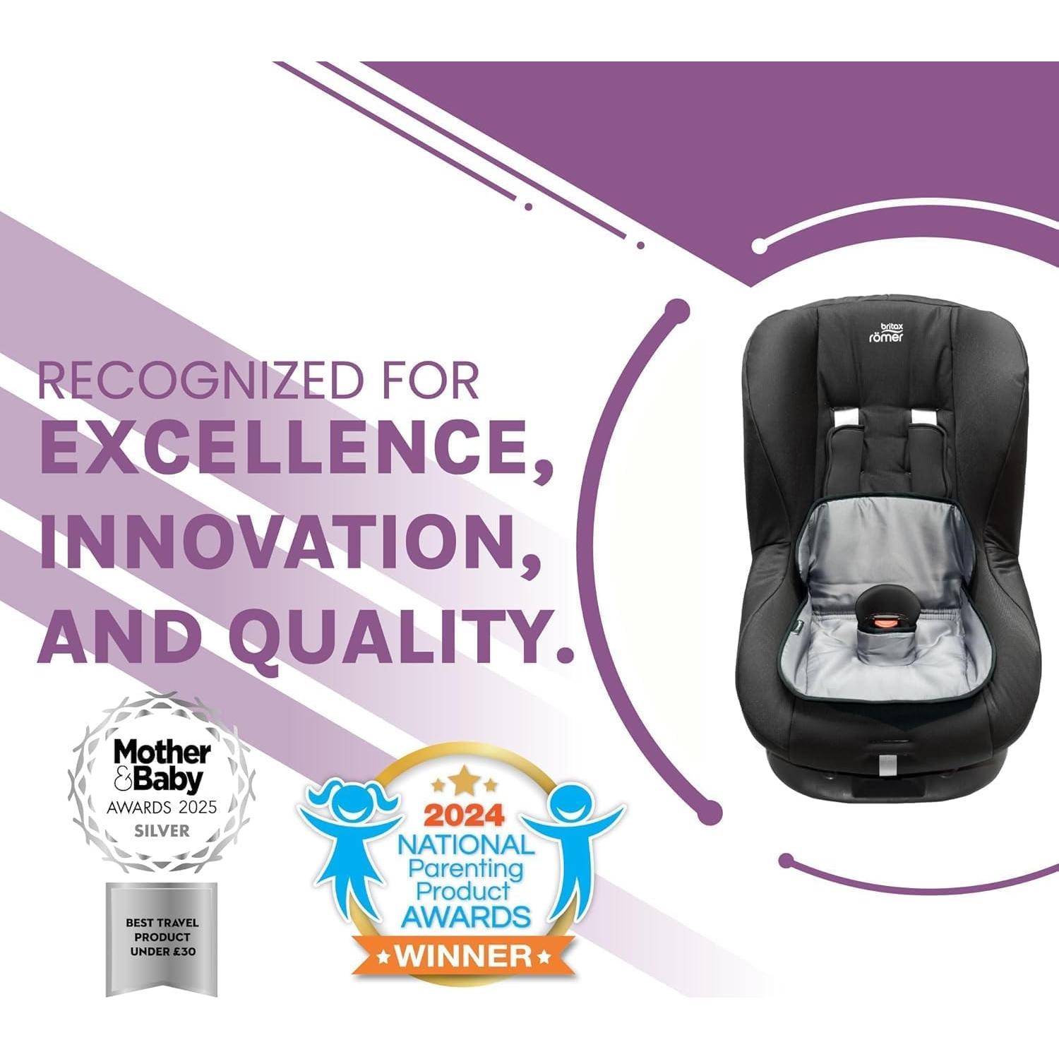 Protector de Asiento de Coche Lynmark Gris 2 Paquete 100% Impermeable