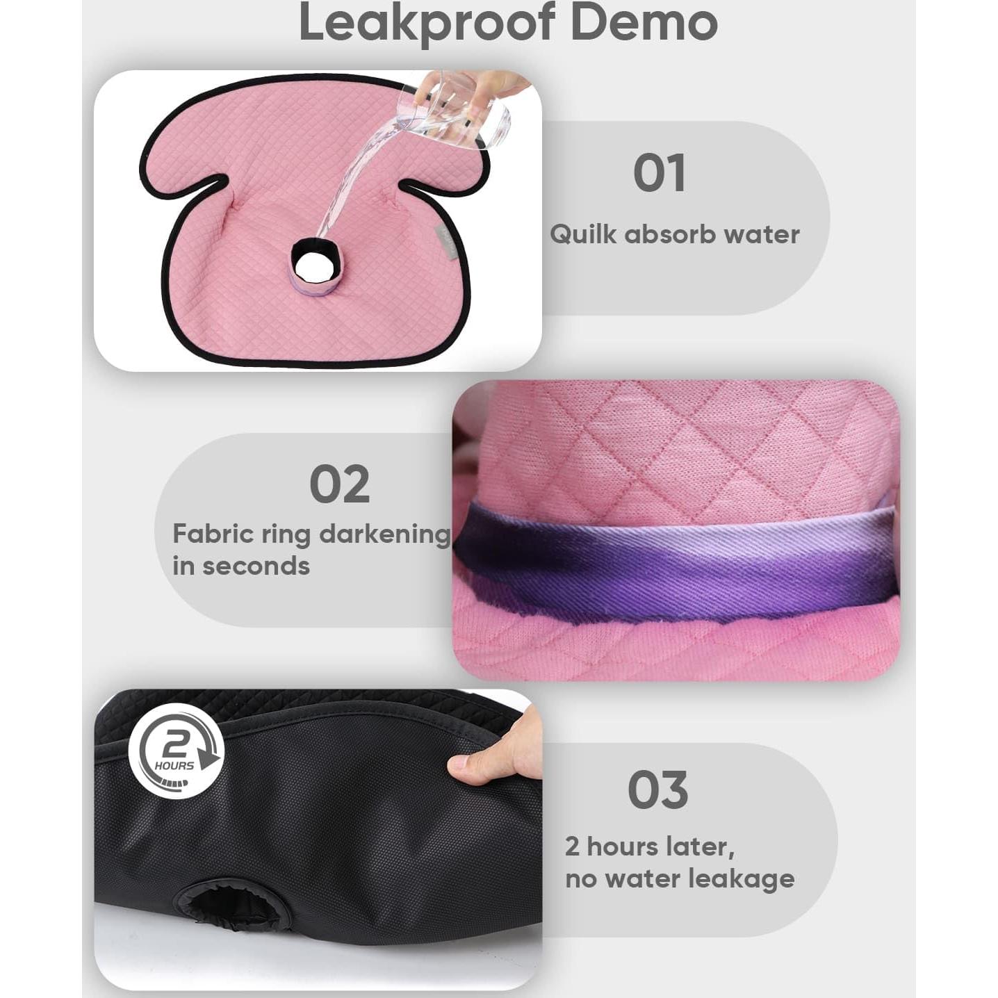 Protector de Asiento de Coche TinlyFinly Rosa 2 Paquetes Impermeable