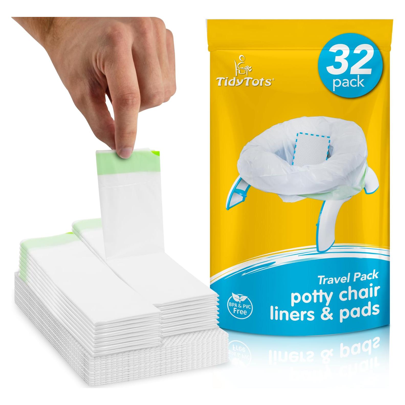 Forros y Almohadillas Desechables TidyTots para Orinal 32u