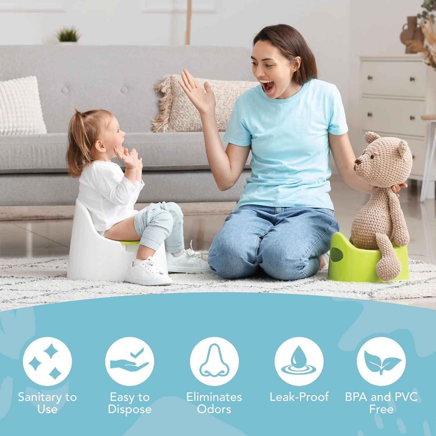 Forros y Almohadillas Desechables TidyTots para Orinal 32u