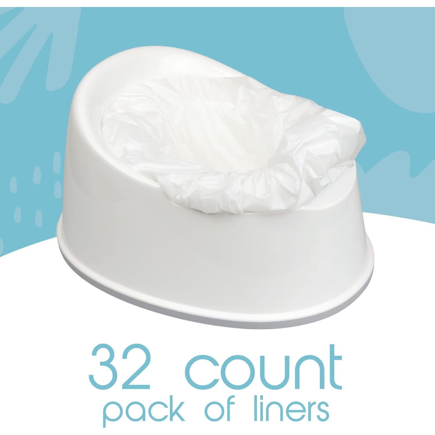 Forros desechables para inodoro TidyTots - 32 unidades