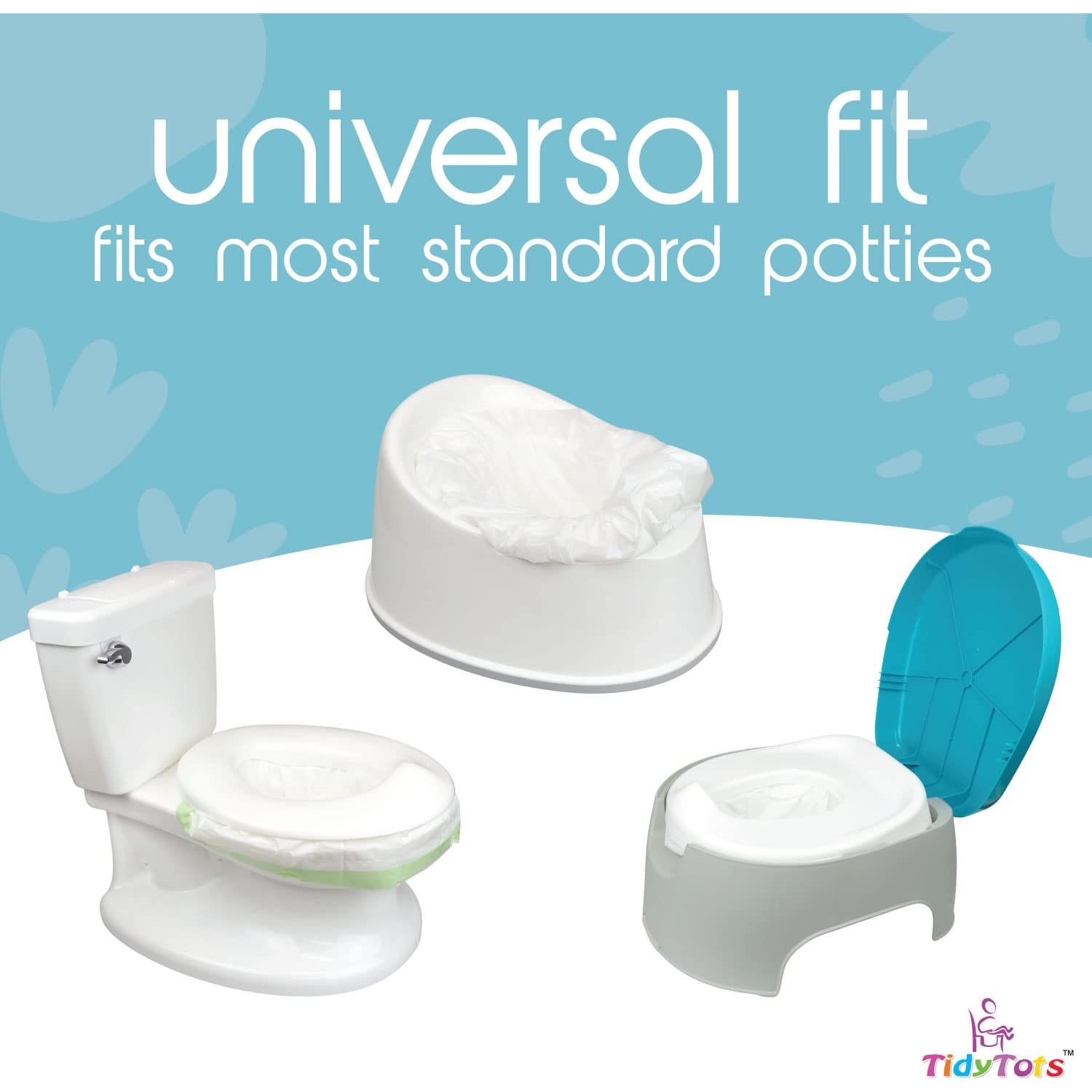 Forros desechables para inodoro TidyTots - 32 unidades