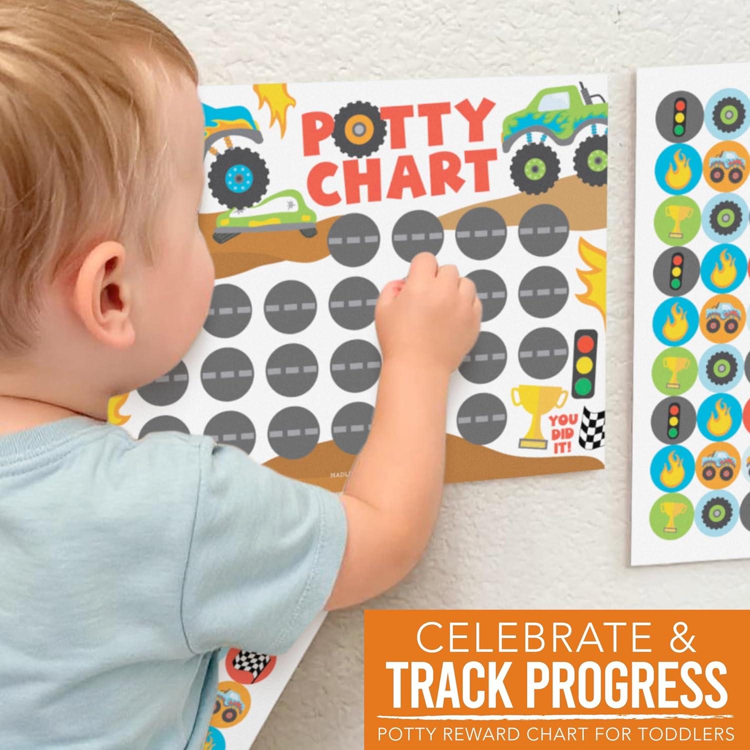 Gráfico de Entrenamiento para Ir al Baño Hadley Designs 10 Pegatinas