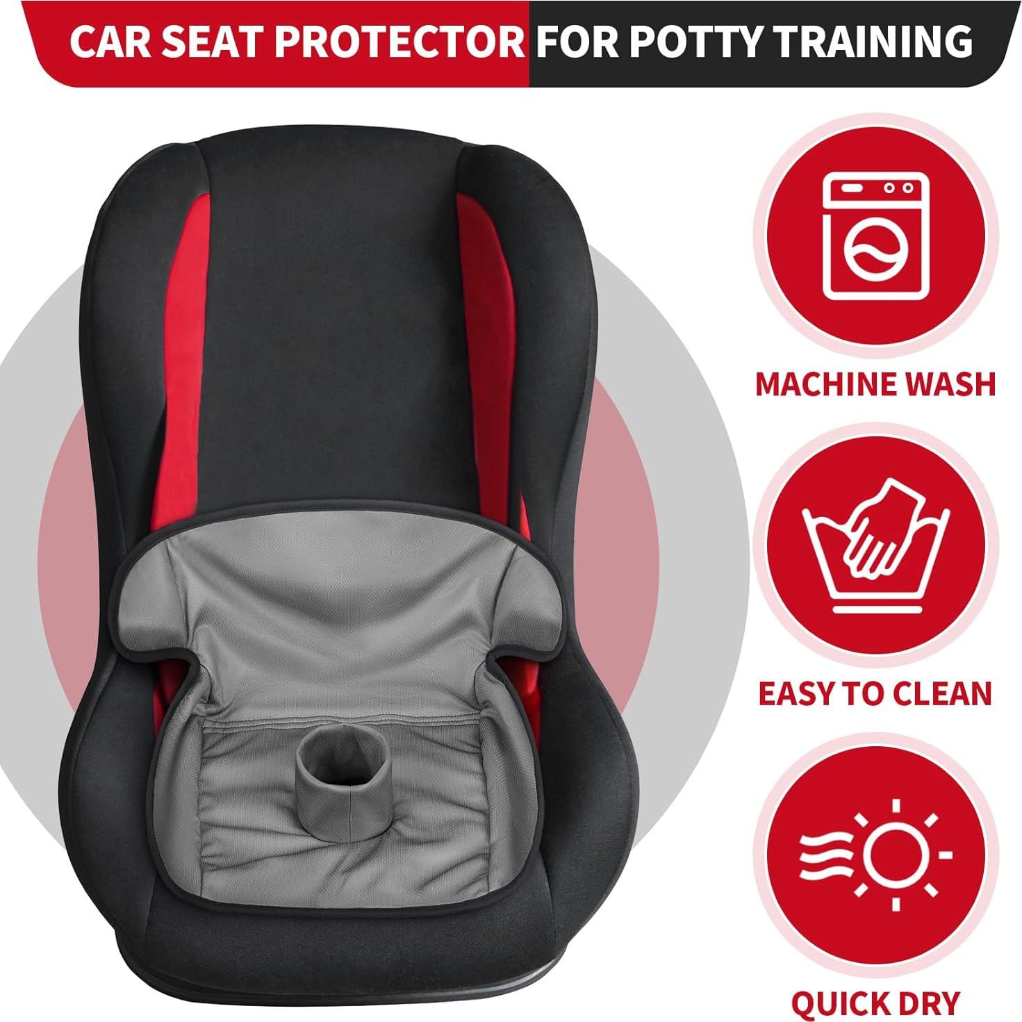 Paquete de 2 Protectores de Asiento de Coche HunnmingRe Negros