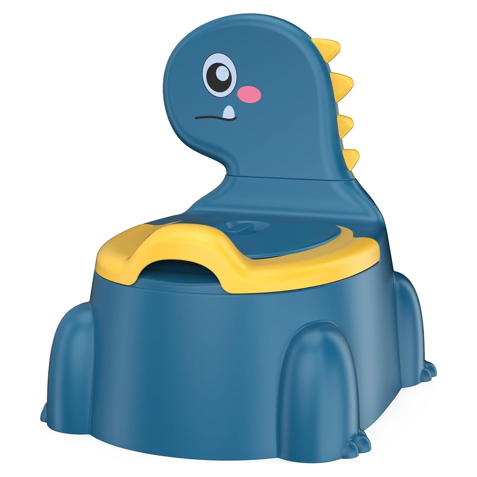 Asiento de Entrenamiento para Baño Jabaka Circle Dinosaurio Azul