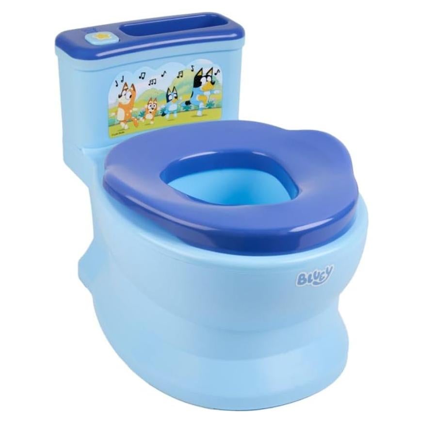 Entrenador de Inodoro de Piso Ginsey Bluey con Sonido