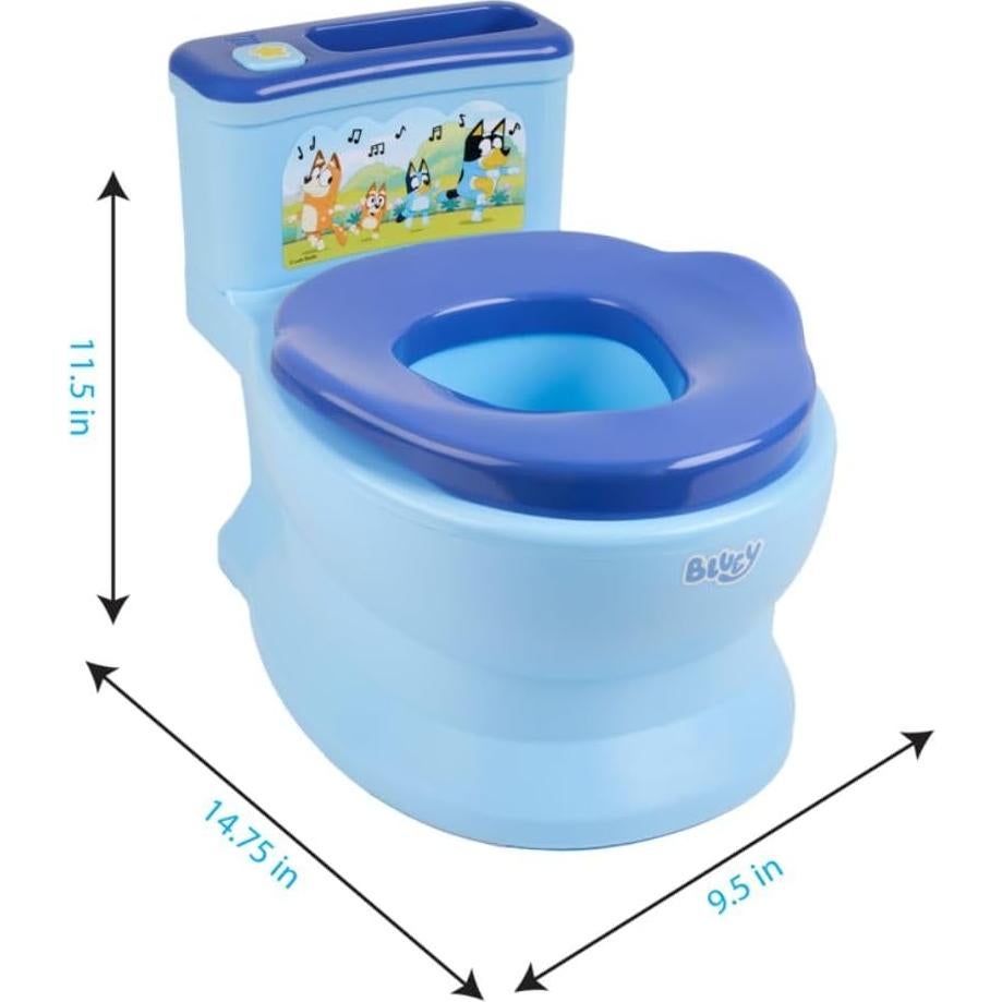 Entrenador de Inodoro de Piso Ginsey Bluey con Sonido