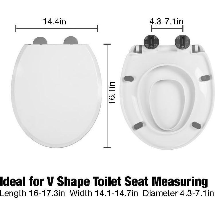 Asiento de Inodoro PandaEar Redondo con Entrenador Infantil
