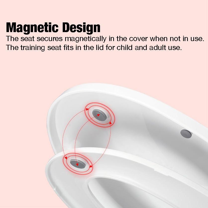 Asiento de Inodoro PandaEar Redondo con Entrenador Infantil