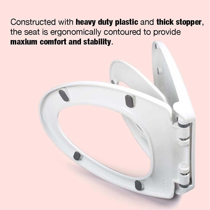 Asiento de Inodoro PandaEar Redondo con Entrenador Infantil