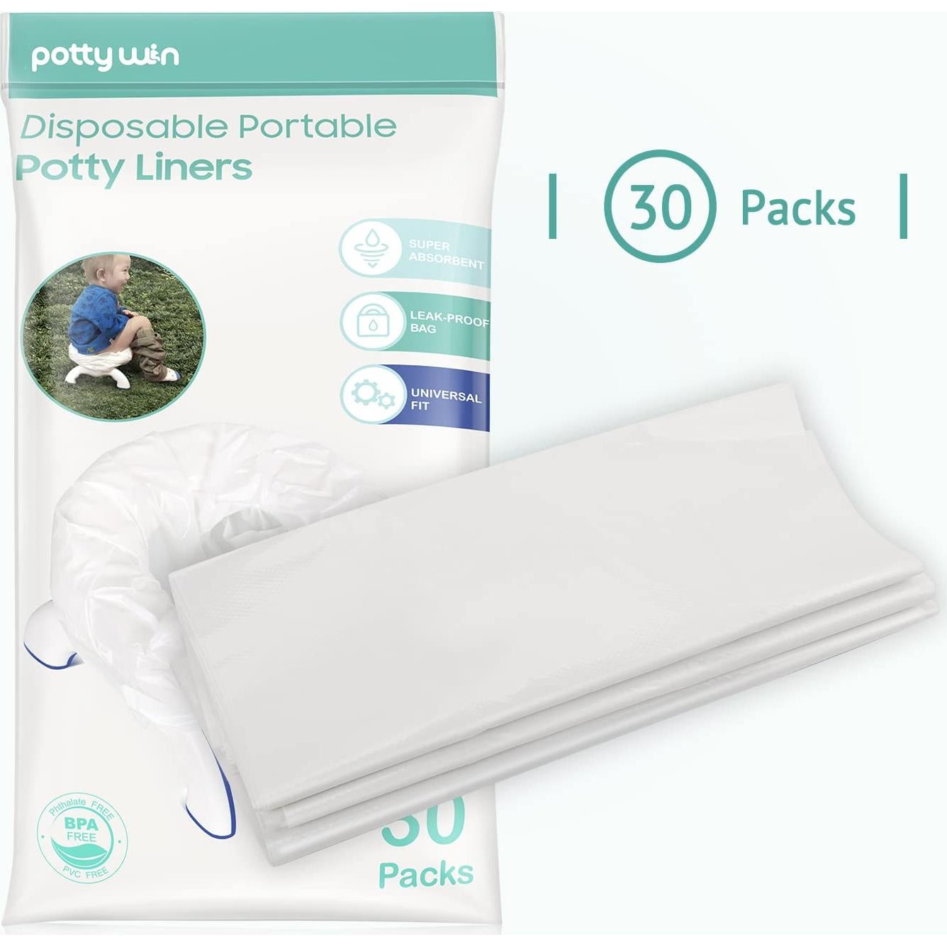 30 Forros Desechables para Orinal OXO Tot 2-en-1 Go Potty