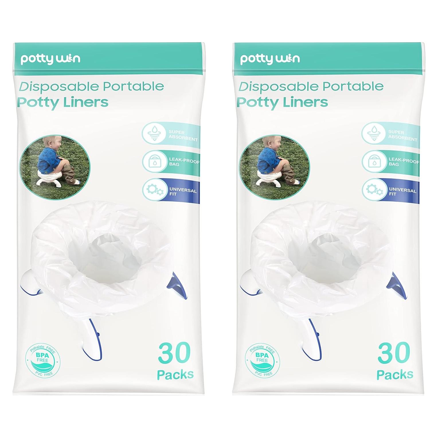 Forros Desechables para Orinal Minne Baby 60 Unidades 43.9x30 cm