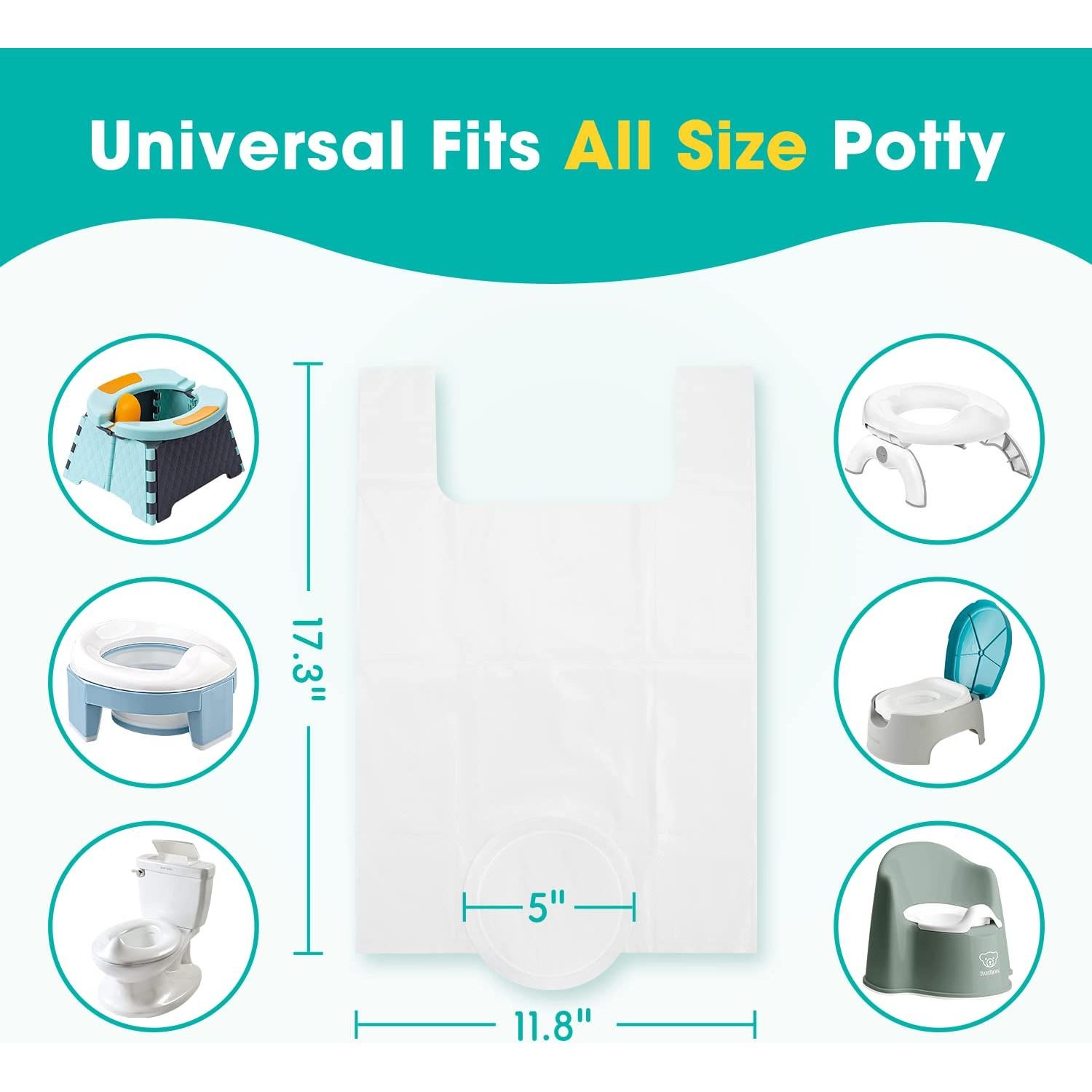 Forros Desechables para Orinal Minne Baby 60 Unidades 43.9x30 cm