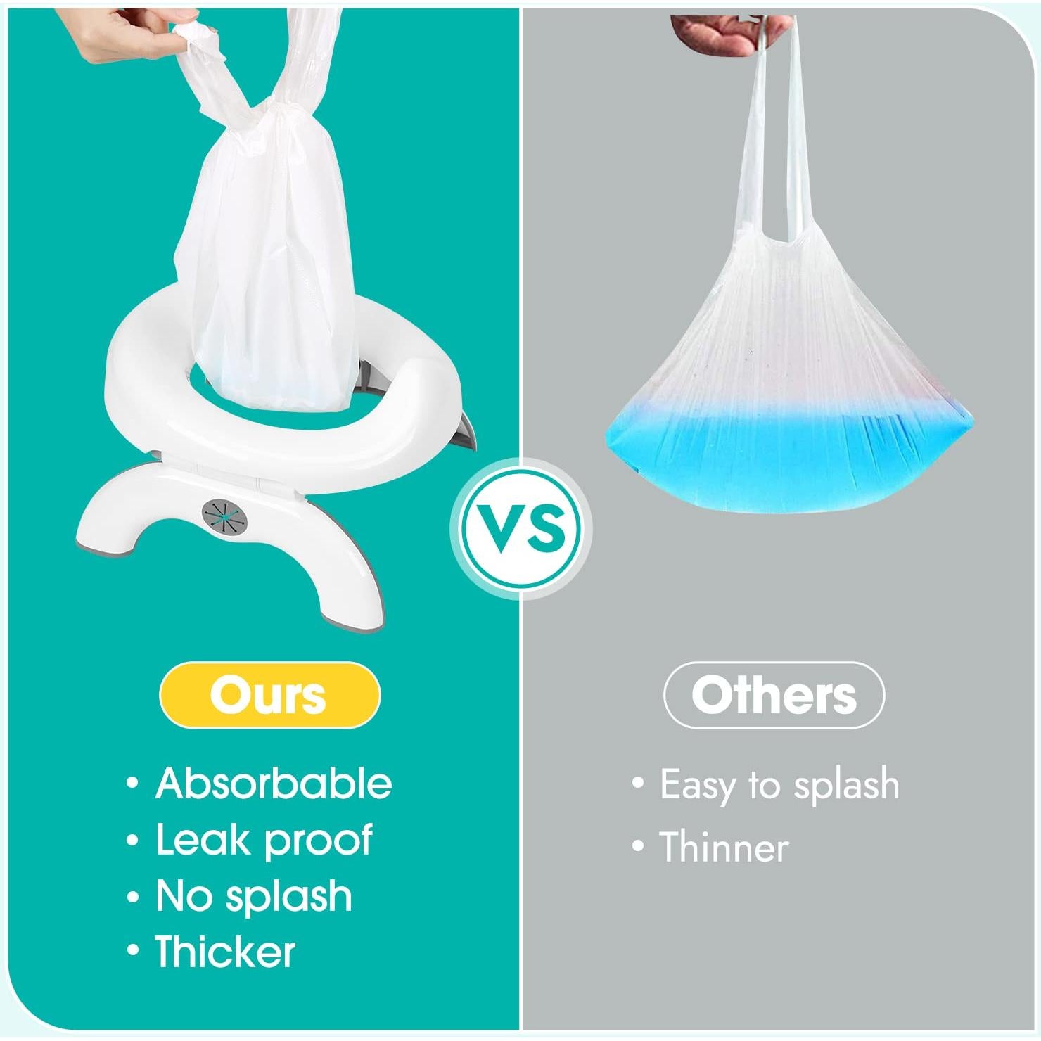 Forros Desechables para Orinal Minne Baby 60 Unidades 43.9x30 cm