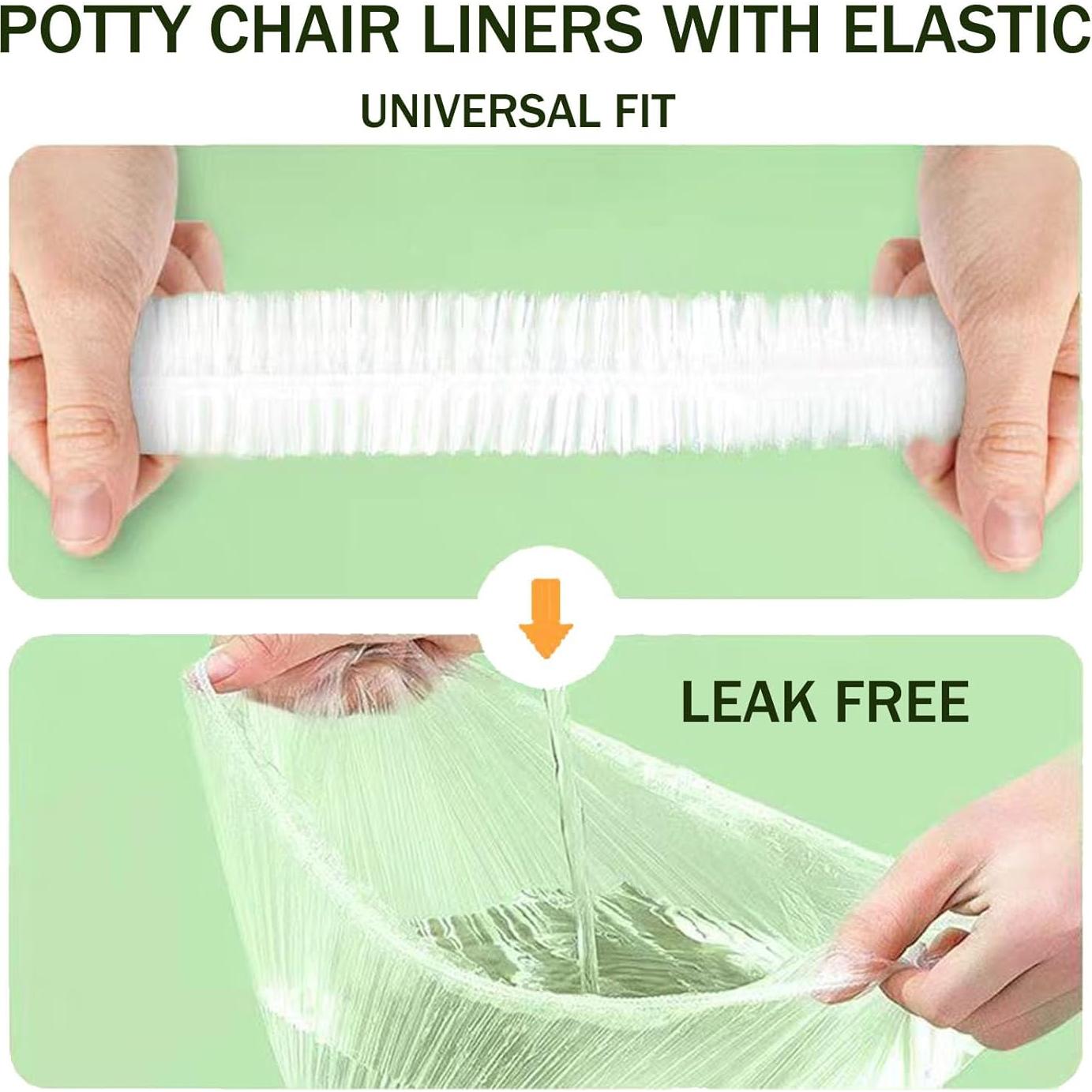 Forros Desechables para Silla de Baño 200 Piezas Transparente