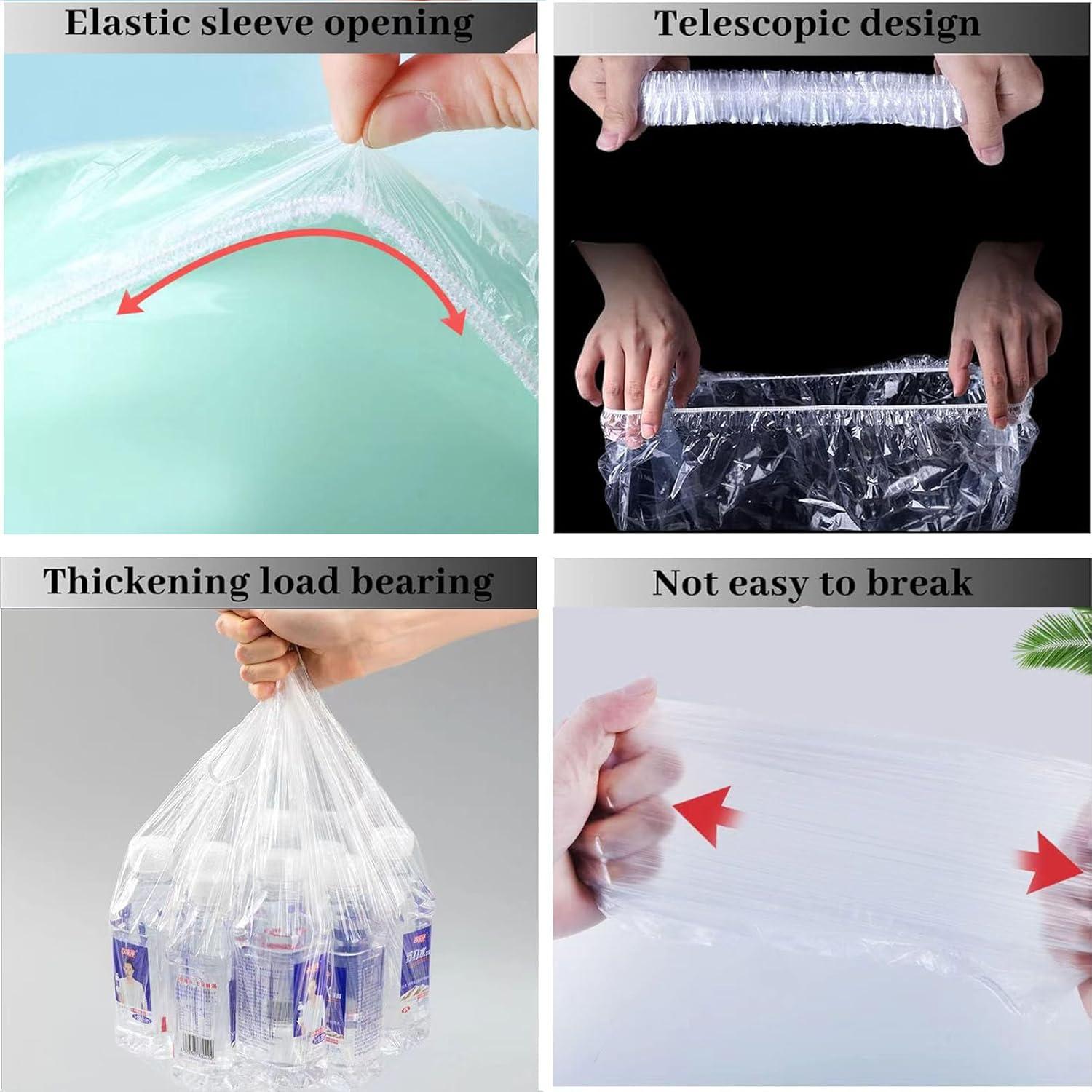 Forros Desechables para Silla de Baño 200 Piezas Transparente