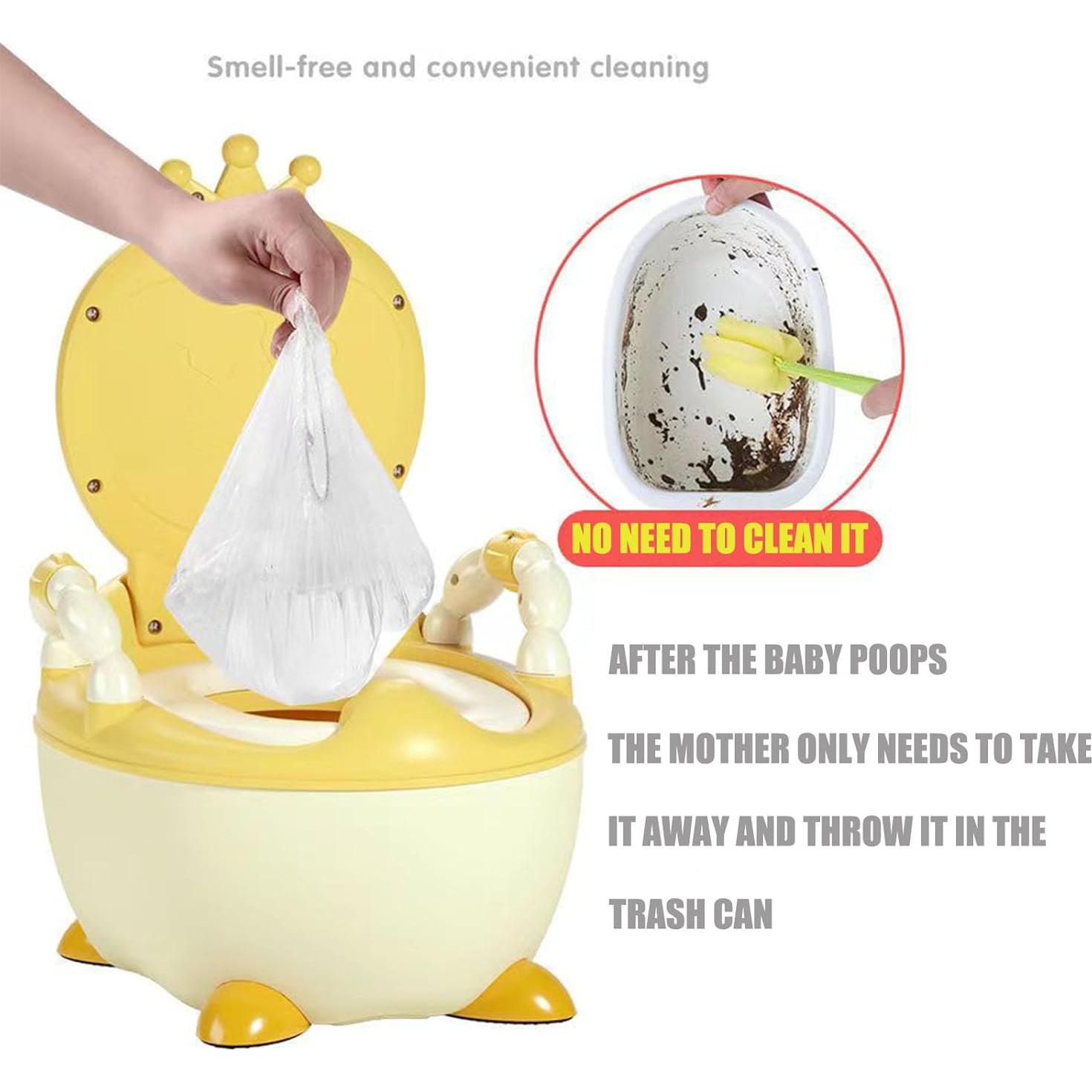 Forros Desechables para Silla de Baño 200 Piezas Transparente