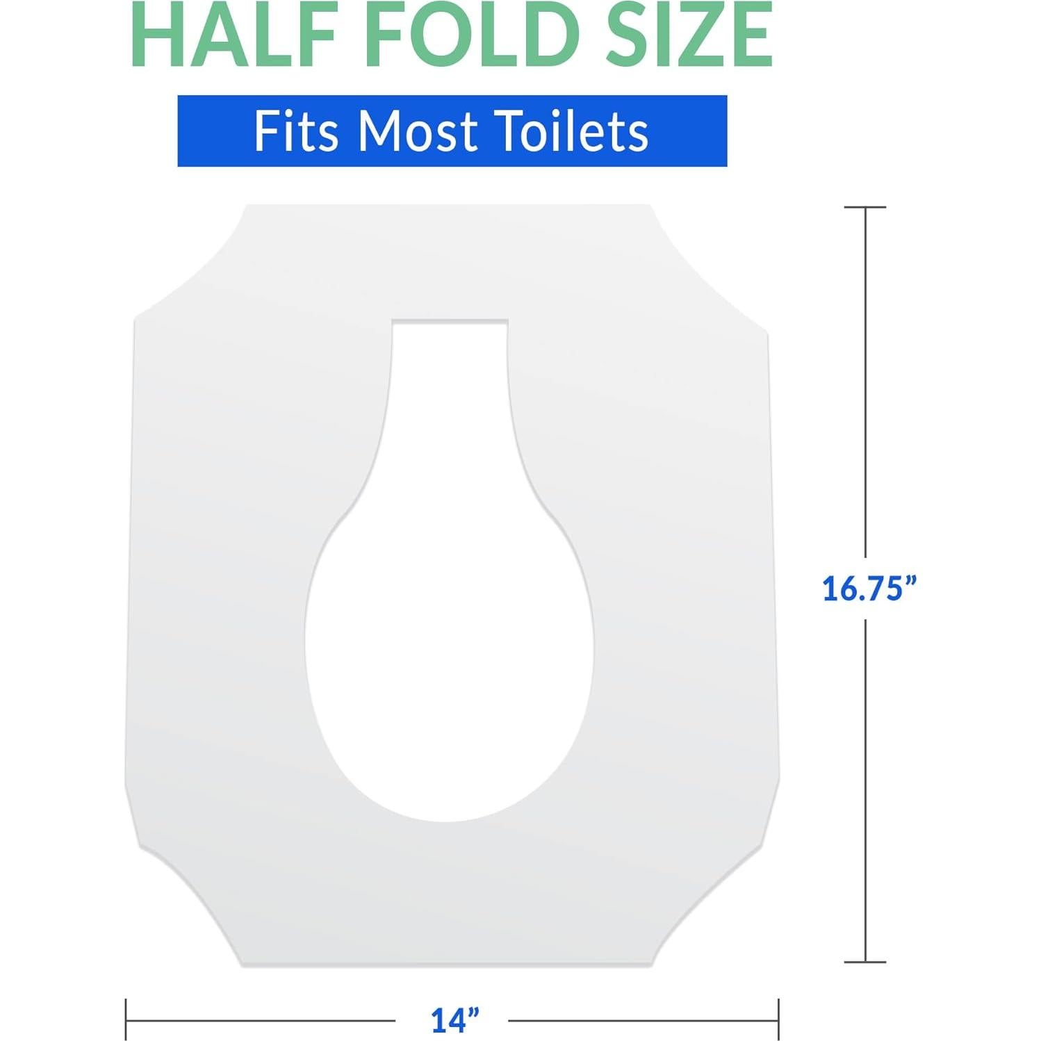Cubiertas de Asiento de Inodoro Reli. 2000 Pcs Desechables