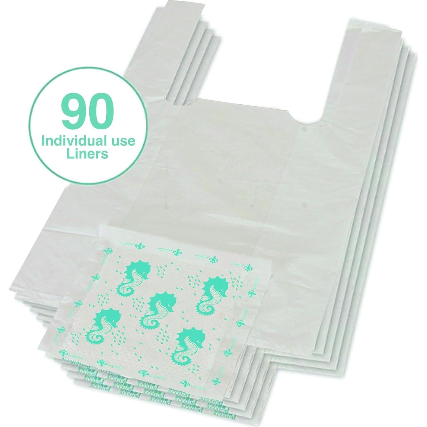 Forros de Inodoro Universales Kalencom - 90 Unidades Absorbentes