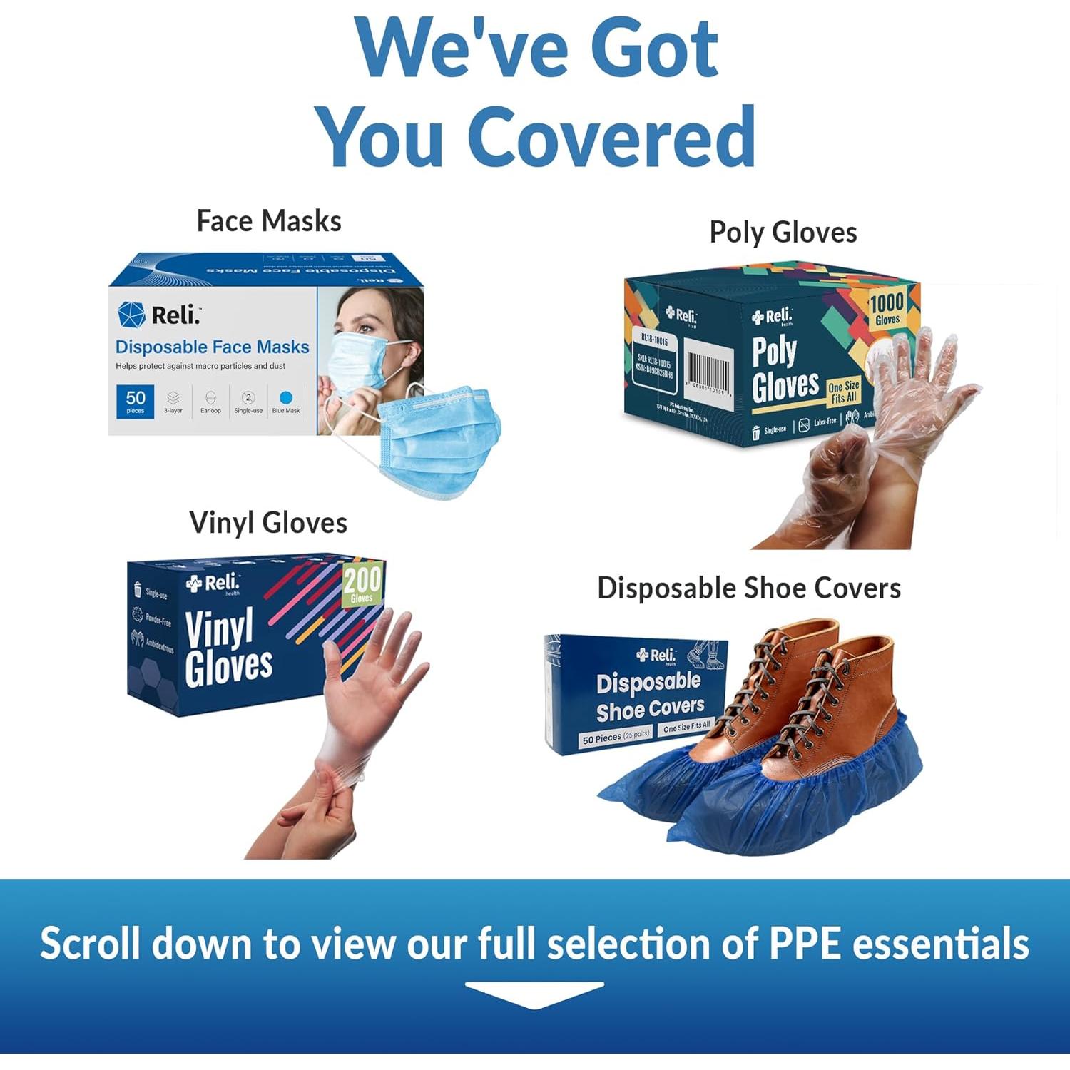 Cubiertas de Asiento de Inodoro Desechables Reli. 1250 Pcs