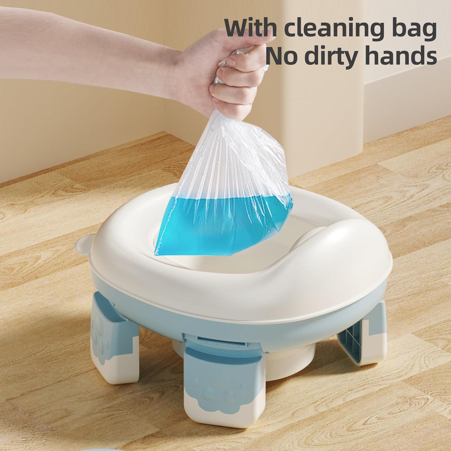 Orinal de Viaje Plegable fyylkj para Niños hasta 22.68 kg