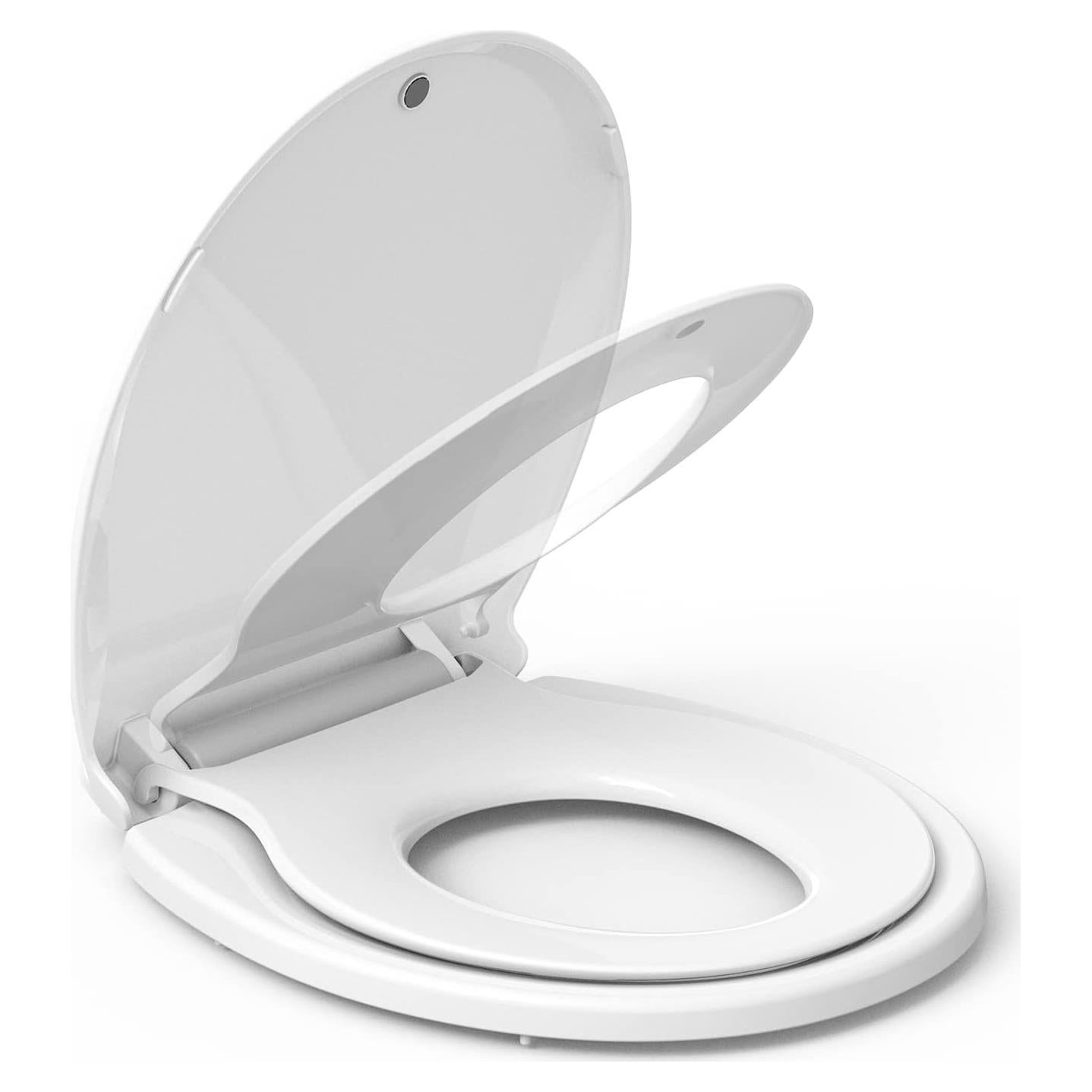 Asiento de Inodoro Redondo GarveeTech con Asiento Infantil Blanco