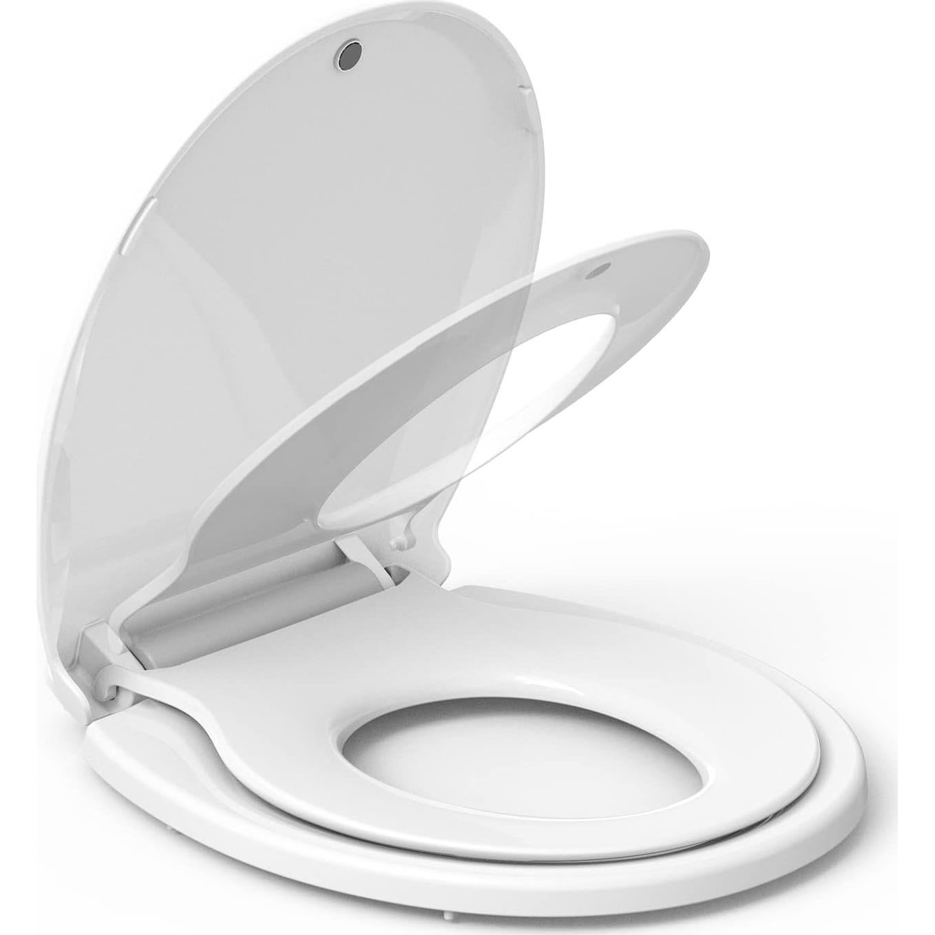 Asiento de Inodoro Redondo GarveeTech con Asiento Infantil Blanco