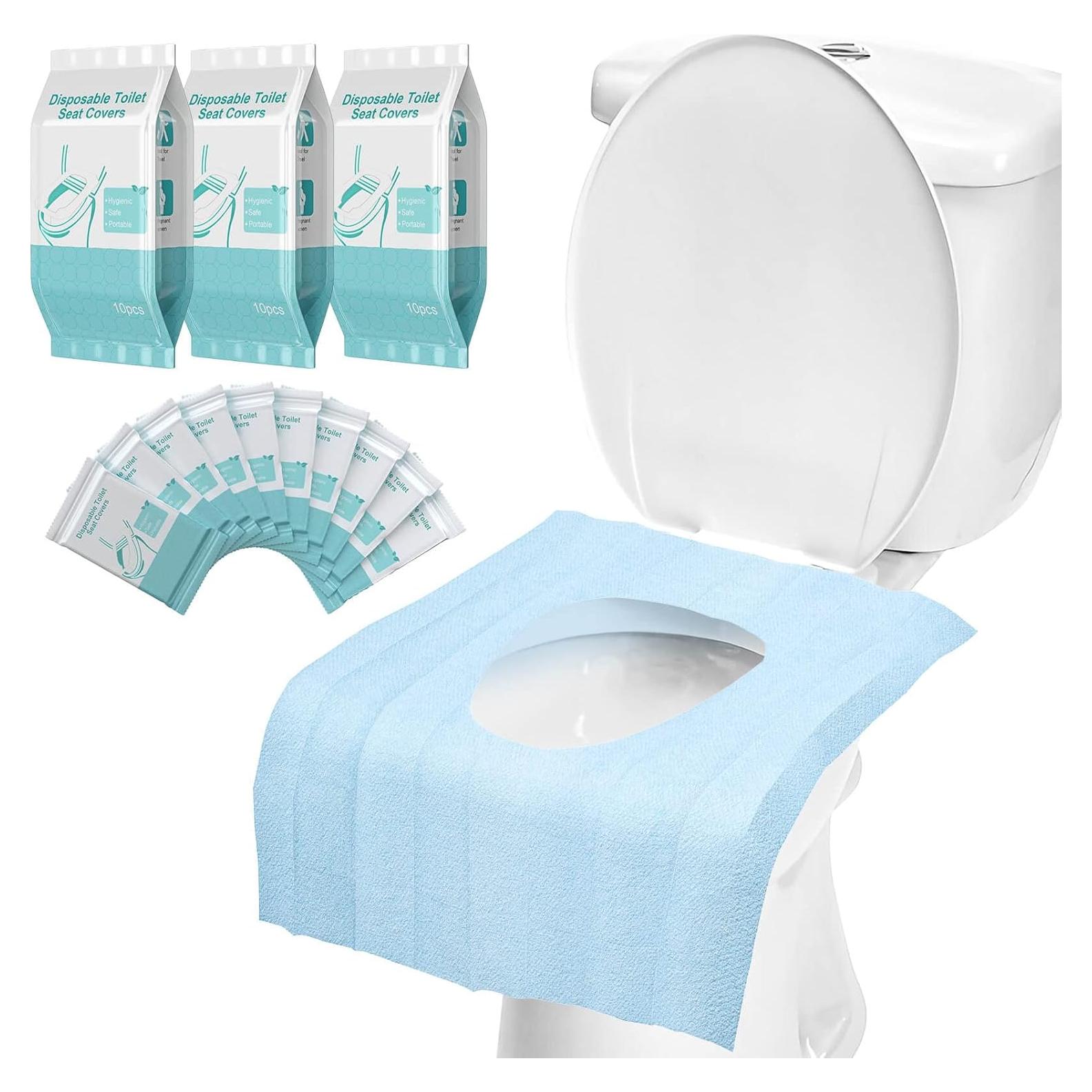 30 Cubiertas de Asiento de Inodoro Desechables XL Mckanti